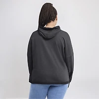 Sweat à capuche Fanatics Heather Charcoal Vegas Golden Knights Lux Lounge pour femmes