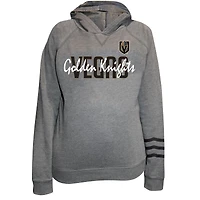 Sweat à capuche en polaire léger taille plus Fanatics Heather Gray Vegas Golden Knights pour femmes