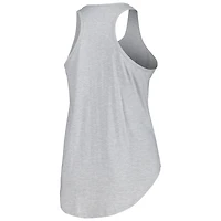 Débardeur à dos nageur taille plus Fanatics Heather Grey Vegas Golden Knights pour femmes