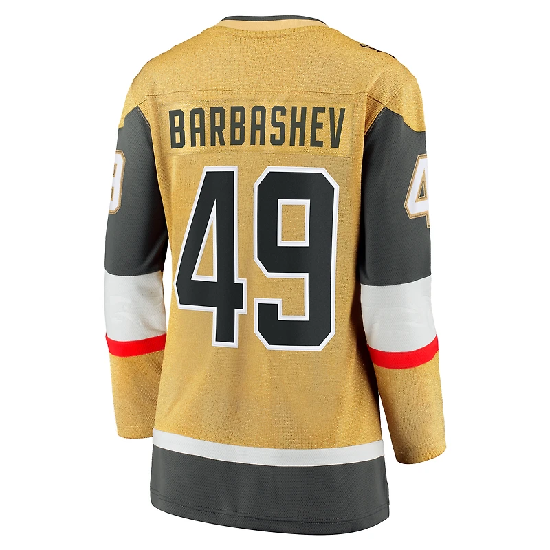 Maillot d'évasion à domicile des Golden Knights de Vegas Fanatics Ivan Barbashev pour femmes