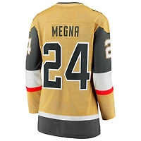 Women's Fanatics Jaycob Megna Gold Vegas Golden Knights Home Breakaway Jersey