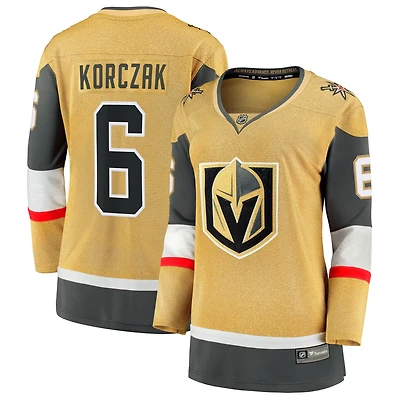 Maillot Kaedan Korczak, fanatiques féminines, Golden Knights de Vegas, domicile, Breakaway