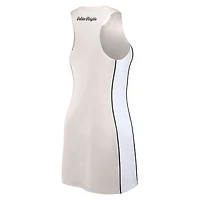 Women's Fanatics Tan Vegas Golden Knights Studio Boost Athletic Half-Zip Dress