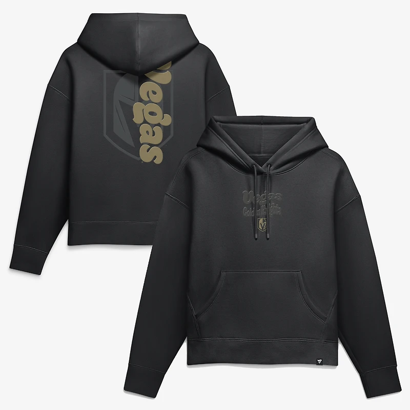 Sweat à capuche noir Fanatics Vegas Golden Knights pour femmes
