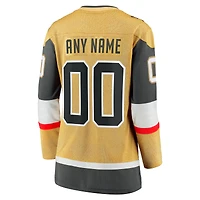 Women's Fanatics  Vegas Golden Knights Home Breakaway Custom Jersey