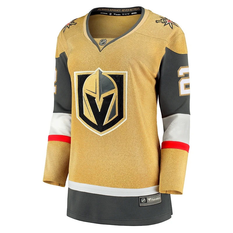 Women's Fanatics Zach Whitecloud Gold Vegas Golden Knights Alternate Breakaway Player Jersey
