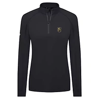 Haut à glissière quart de tour Kinetic Insignia Core Raglan pour femme Levelwear Black Vegas Golden Knights