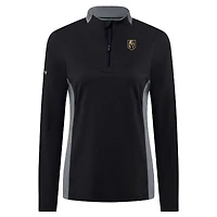 Haut à glissière quart de tour Moxie Insignia Core pour femme Levelwear, noir, Vegas Golden Knights