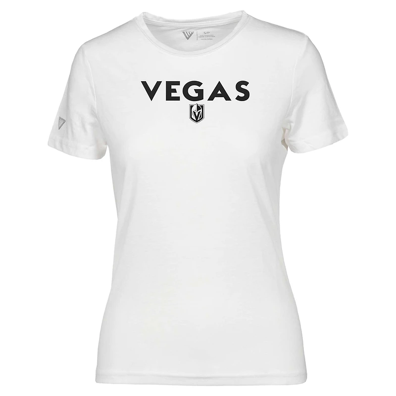 T-shirt capsule Maddox City pour femme, blanc, Vegas Golden Knights