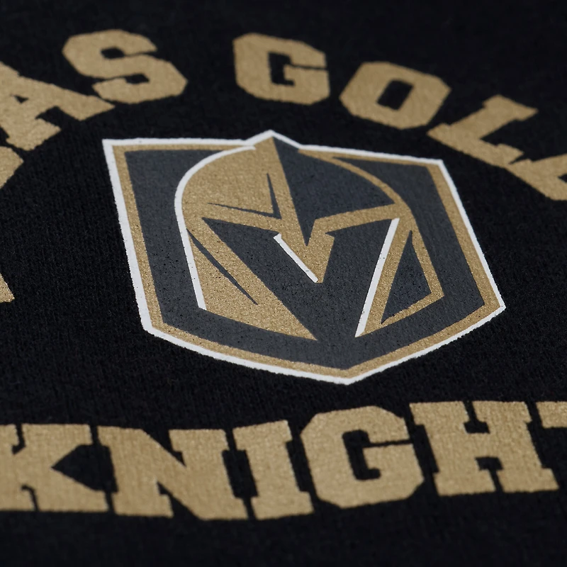 Women's Mitchell & Ness  Black Vegas Golden Knights Crewneck Sweatshirt