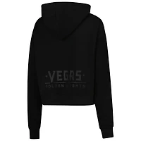 Sweat à capuche court Pro Standard pour femme, motif Jewels, noir, Vegas Golden Knights