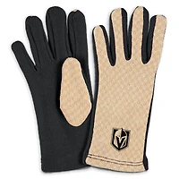 Ensemble écharpe et gants à micro-carreaux ton sur ton pour femmes WEAR by Erin Andrews Vegas Golden Knights