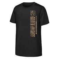T-shirt noir pour jeunes Vegas Golden Knights Atmosphere