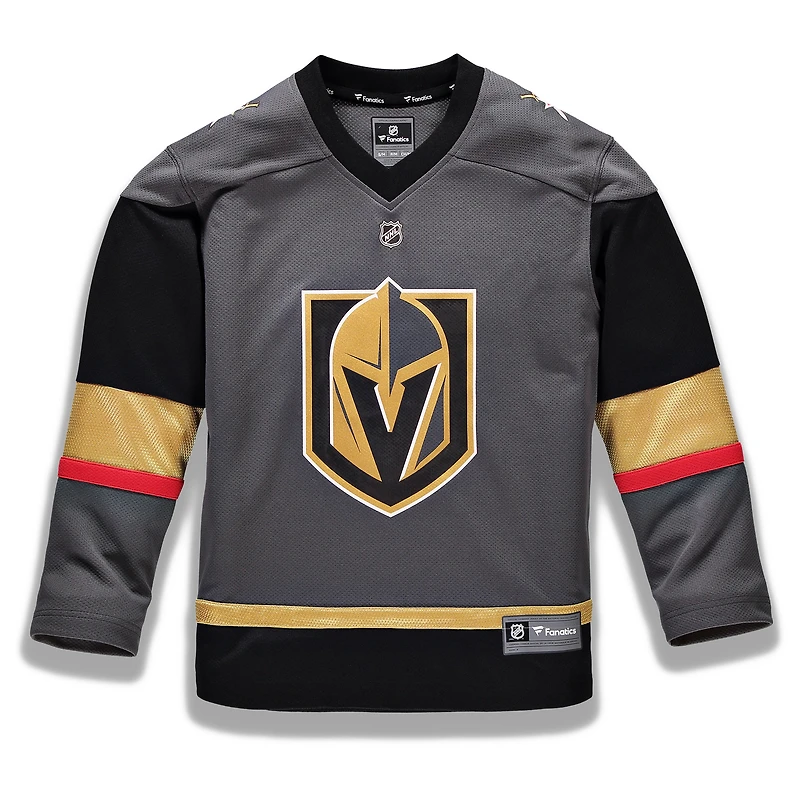 Youth Fanatics Black Vegas Golden Knights Home Replica - Blank Jersey