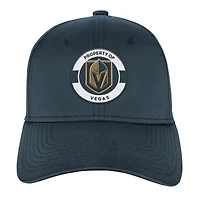 Youth Fanatics Charcoal Vegas Golden Knights Authentic Pro Training Camp Stretch Fit Hat