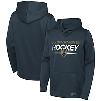 Chandail à capuchon authentique Pro Youth Fanatics Charcoal Vegas Golden Knights