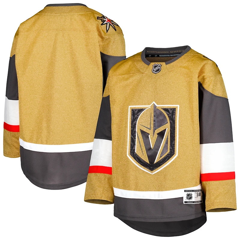 Maillot jeunesse Gold Vegas Golden Knights 2021/22 Domicile Premier