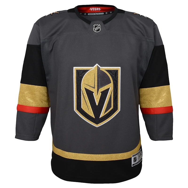 Youth Gray Vegas Golden Knights Alternate Premier Blank Jersey