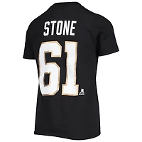 T-shirt pour jeunes Mark Stone, joueur des Golden Knights de Vegas, avec nom et numéro.