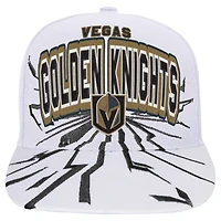 Casquette Snapback After Shock pour jeunes Mitchell & Ness White Vegas Golden Knights