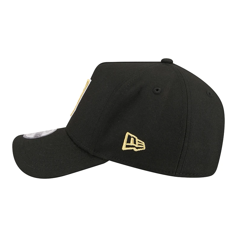 Youth New Era Black Vegas Golden Knights 9FORTY A-Frame Adjustable Hat