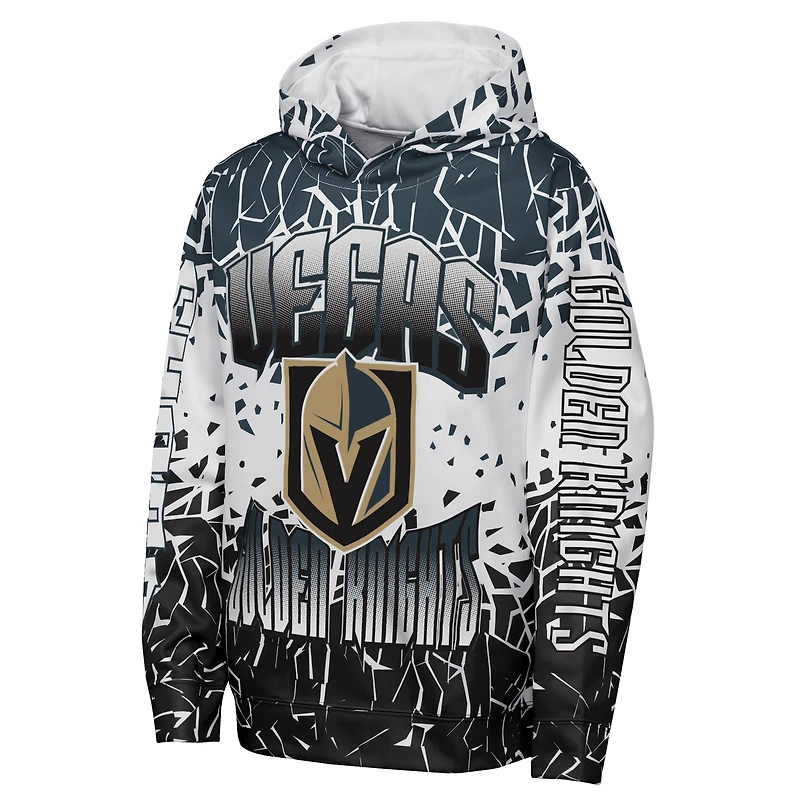 Youth Outerstuff Gray Vegas Golden Knights Frozen Frenzy Hoodie