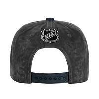 Casquette ajustable rétro authentique des Golden Knights de Vegas pour jeunes Outerstuff, argent/noir
