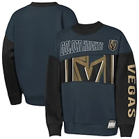 Youth Outerstuff  Steel/Black Vegas Golden Knights Impact Player Sweatshirt