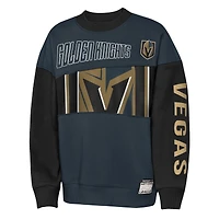 Youth Outerstuff  Steel/Black Vegas Golden Knights Impact Player Sweatshirt