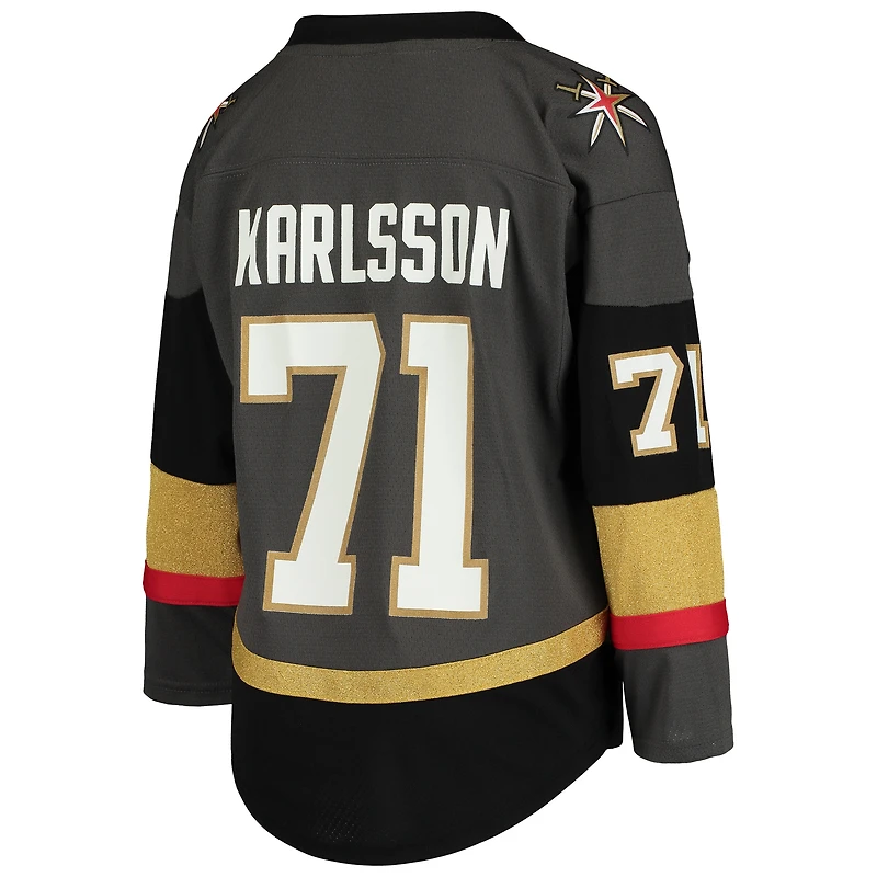 Youth William Karlsson Gray Vegas Golden Knights Alternate Replica Player Jersey