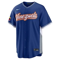 Maillot domicile Nike Jackson Chourio blanc Venezuela baseball Classique mondiale de 2026