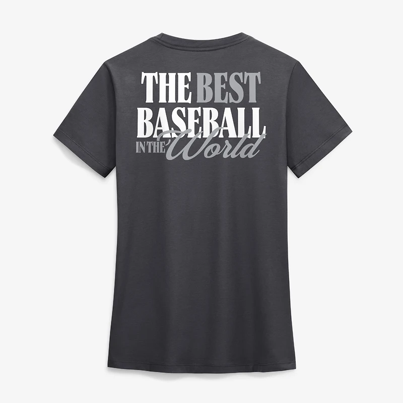 Women's Nike  Anthracite Venezuela Baseball 2026 World Classic Champions Locker Room T-Shirt