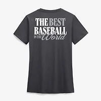 Women's Nike  Anthracite Venezuela Baseball 2026 World Classic Champions Locker Room T-Shirt
