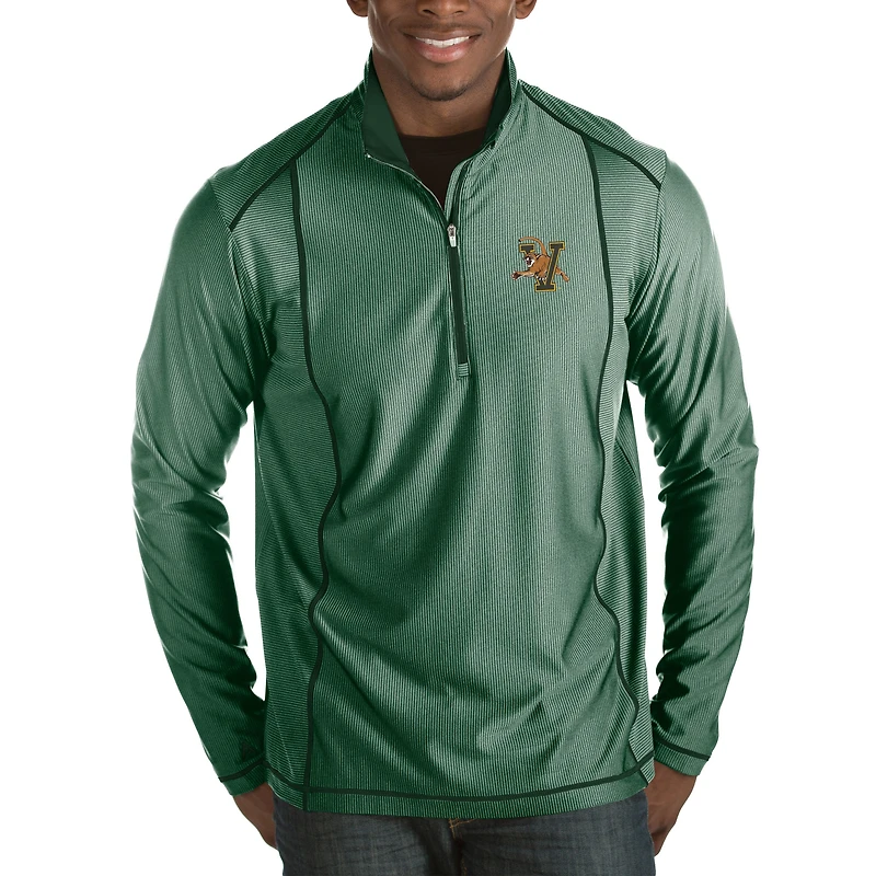 Veste à enfiler Desert Dry Tempo 1/2 zip pour homme, couleur vert Antigua, Vermont Catamounts