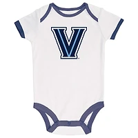 Lot de 3 bodys Villanova Wildcats pour bébé Champion bleu marine/gris/blanc