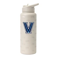 Bouteille de 1 litre (34 oz) Logo Brands Villanova Wildcats Sand Ghost Quencher