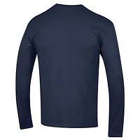 Men's Champion  Navy Villanova Wildcats Arch Over Logo Long Sleeve T-Shirt
