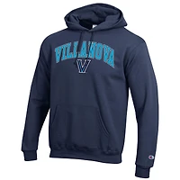 Men's Champion  Navy Villanova Wildcats Arched Logo Fleece Pullover Hoodie