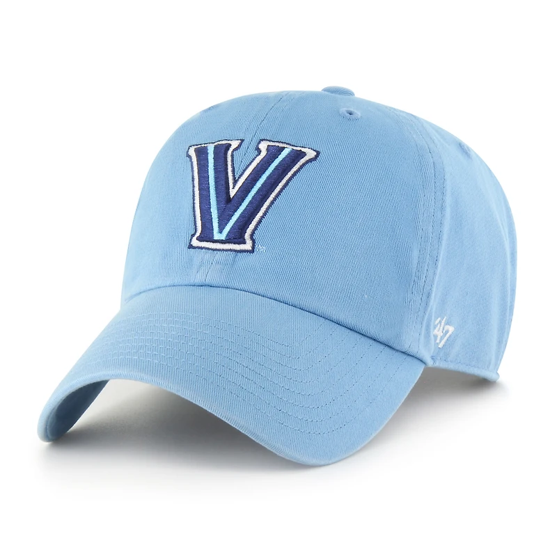 Casquette ajustable Villanova Wildcats Clean Up bleu clair '47 pour homme
