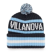 Men's '47  Navy Villanova Wildcats Bering Cuffed Knit Hat with Pom