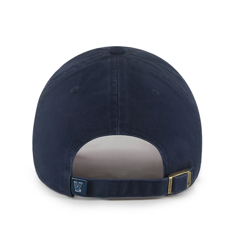 Casquette ajustable Villanova Wildcats « Clean Up » bleu marine, modèle 47, pour homme
