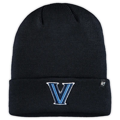 Bonnet en tricot à revers Core Villanova Wildcats '47 bleu marine pour hommes