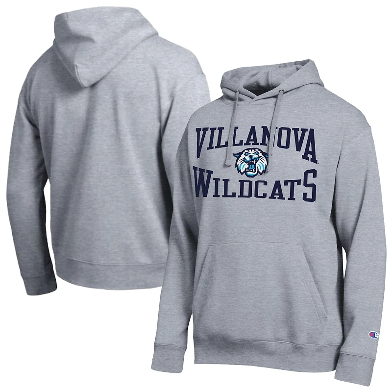 Men's Champion Heather Gray Villanova Wildcats Team Hoodie