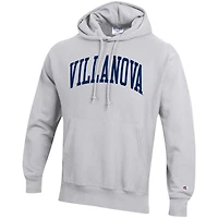 Chandail à capuchon armure inversée Team Villanova Wildcats Champion gris chiné pour homme