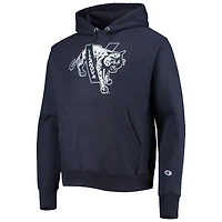 Men's Champion Navy Villanova Wildcats Vault Logo Reverse Weave Pullover Hoodie
