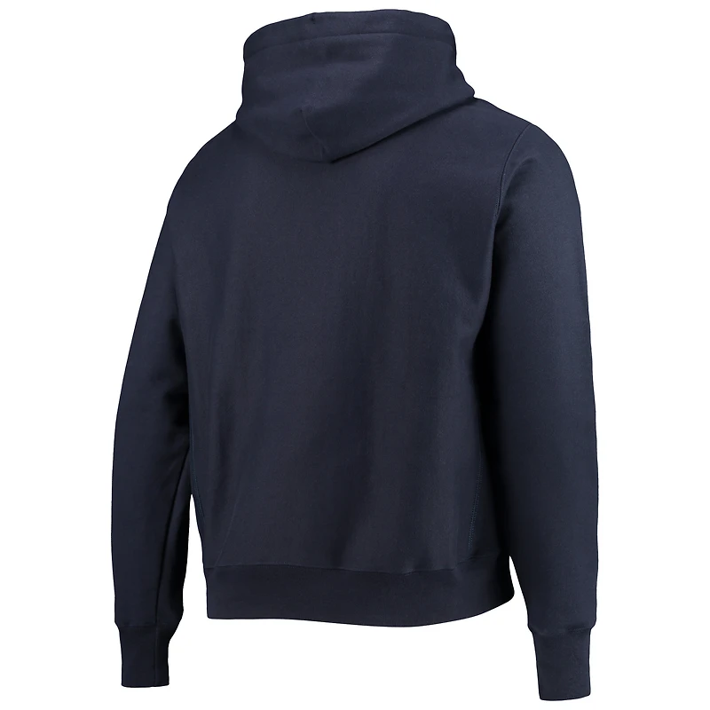 Men's Champion Navy Villanova Wildcats Vault Logo Reverse Weave Pullover Hoodie