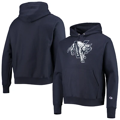 Men's Champion Navy Villanova Wildcats Vault Logo Reverse Weave Pullover Hoodie