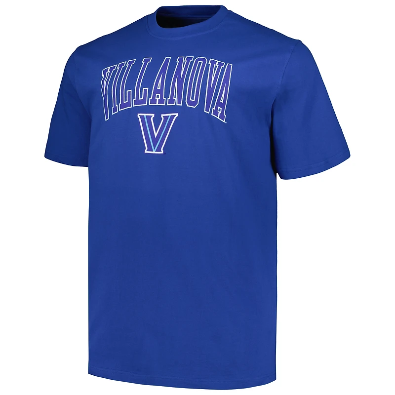 Champion Royal Villanova Wildcats Big & Tall Arch Over Logo T-shirt pour hommes