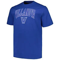 Champion Royal Villanova Wildcats Big & Tall Arch Over Logo T-shirt pour hommes