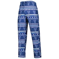 Ensemble de nuit pour homme Concepts Sport Navy Villanova Wildcats pivotant à manches longues et pantalon